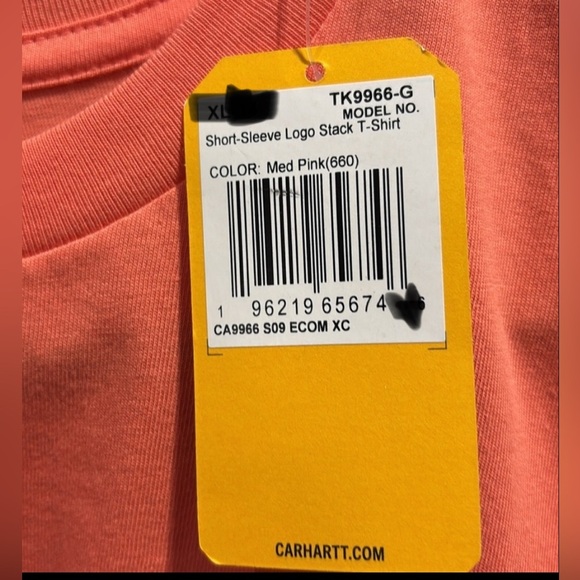 Carhartt Logo Graphic back,logo patch pocket,stack,crew neck,cotton T-shirt - Picture 7 of 7